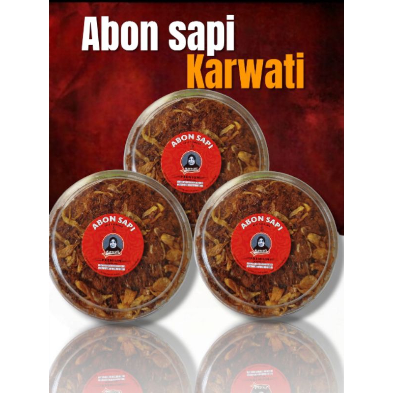 

Abon Sapi Karwati Toples Bulat