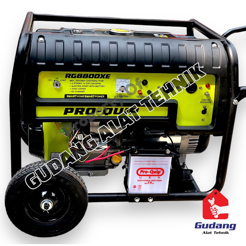 Genset Proquip RG 8800XE Generator Set 4Tak 5000 Watt Proquip RG 8800XE