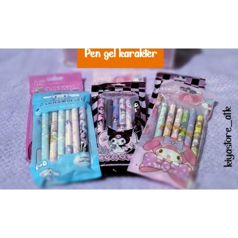 

PEN GEL KARAKTER warna HITAM