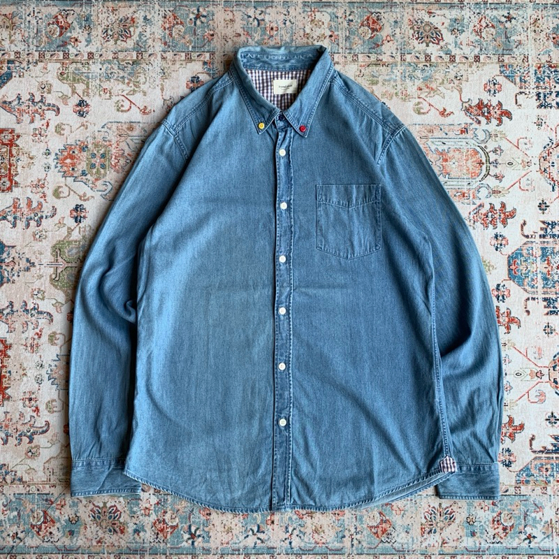 Second Thrift Denim Shirt by Beyond Closet