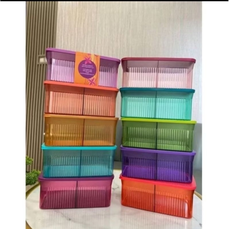 Tupperware Snack it ecer 1pcs warna gold