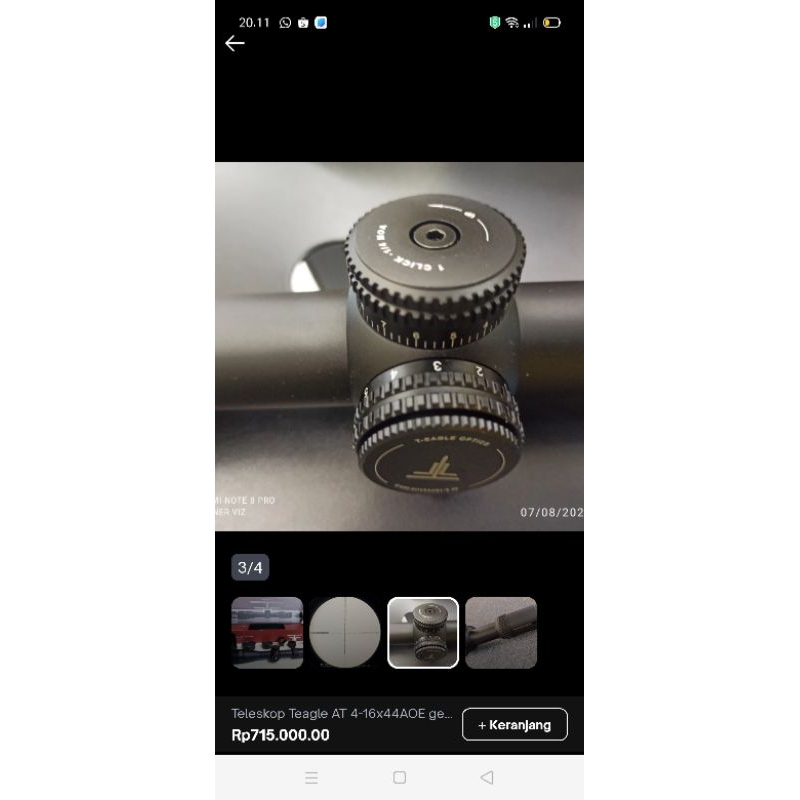 TeleskopTeagleAT4-16x44AOEGenIItube30mm