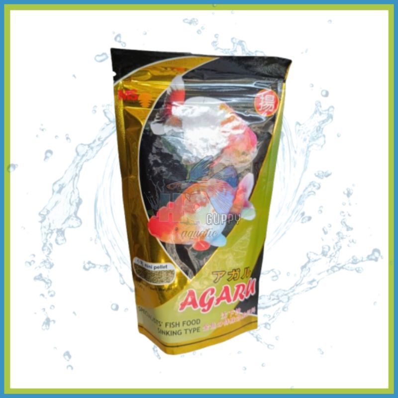 pelet Agaru sinking pelet tenggelam ikan hias koki koi dll 100g