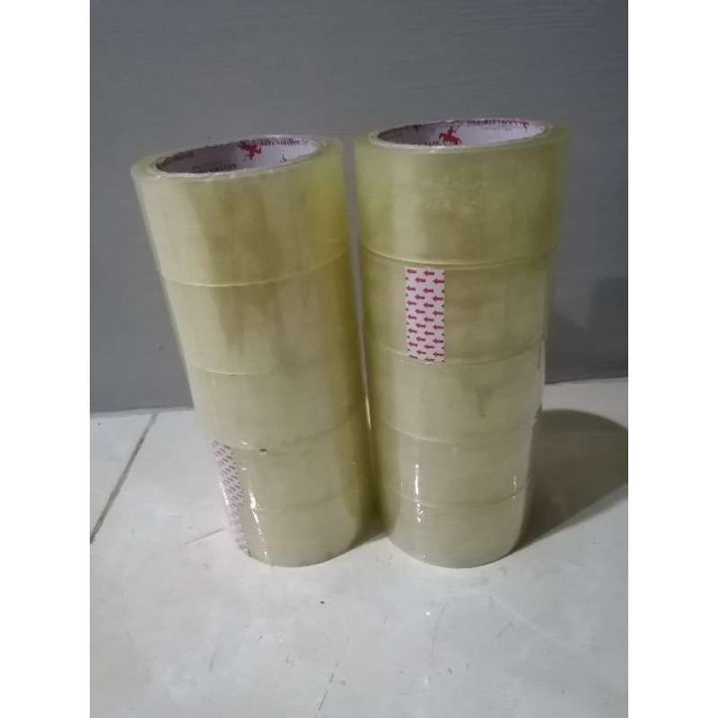 

lakban bening isolasi selotip clear tape 45mm 90 yard