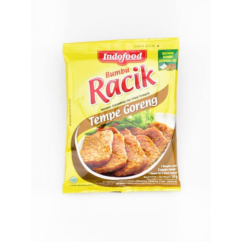 

bumbu raci tempe goreng dari indofood