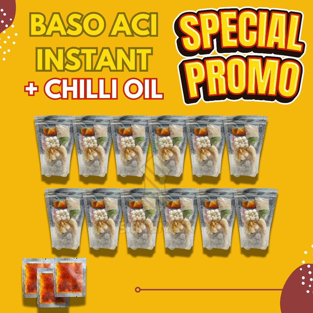 

12 BUNGKUS BASO ACI INSTANT EXTRA CHILI OIL | SIBASNACK