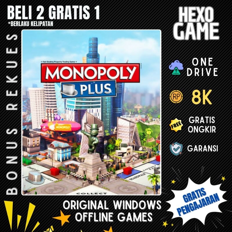 Monopoly Plus - PC  Game Sim - Google Drive - LINK DOWNLOAD - GAME LAPTOP - GAME KOMPUTER