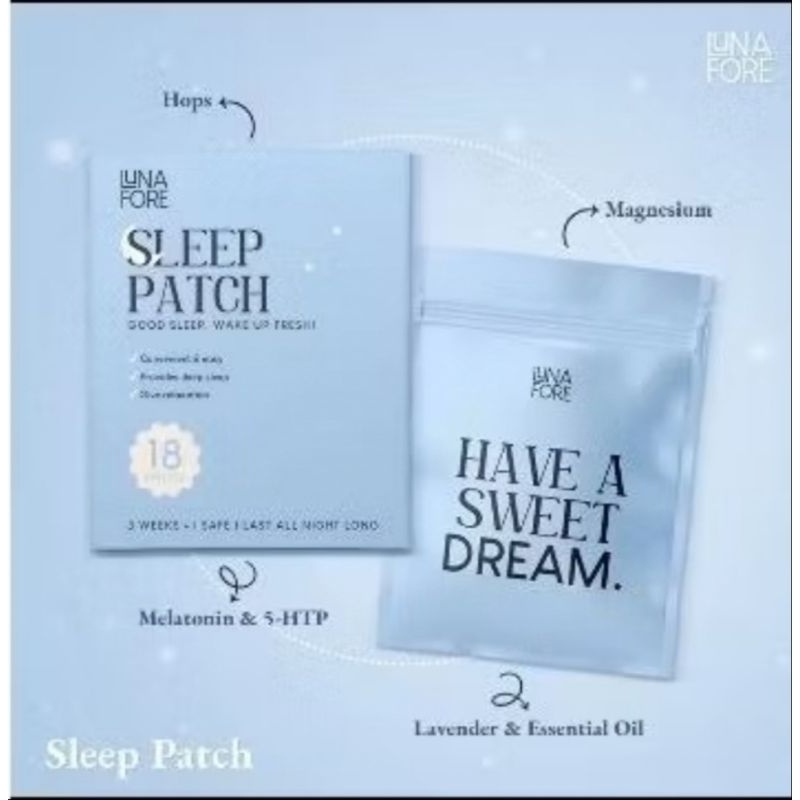 LUNAFORE - SLEEP PATCH LUNAFORE/KOYO BANTU SUSAH TIDUR