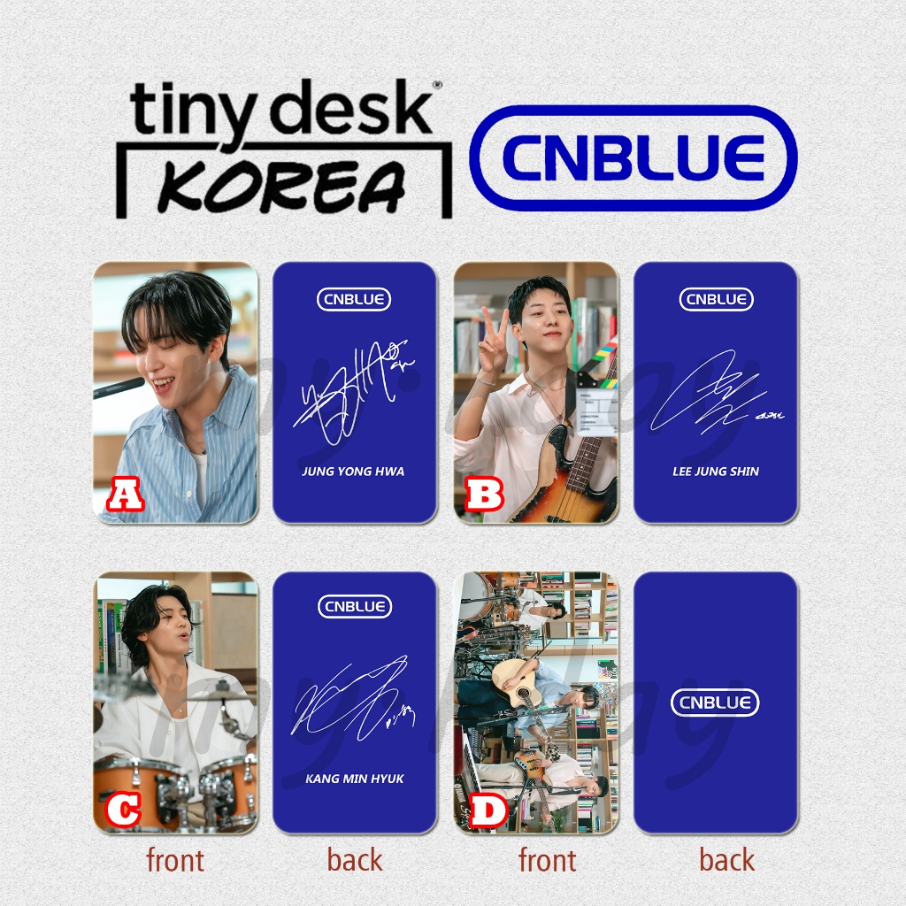 PC-1792, Unofficial Photocard CNBLUE Tiny Desk Korea 2 sisi