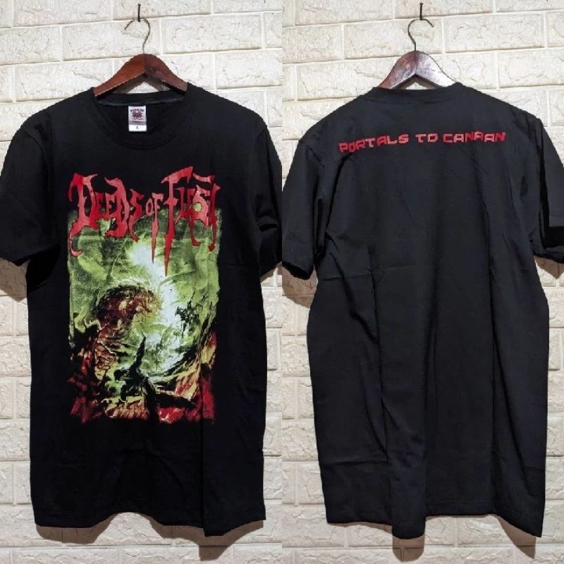 BAJU KAOS BAND DEEDS OF FLESH