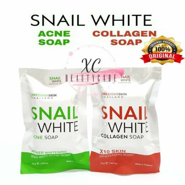 SNAIL BRIGHT ACNE SOAP & COLLAGEN SOAP