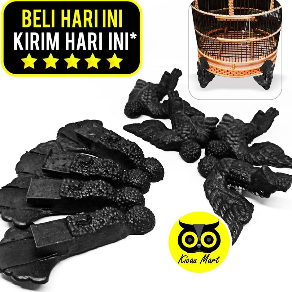 Baru Spesial  Aksesoris Sangkar Kandang Burung Perkutut Tekukur Derkuku Kaki Sikilan Sangkar Plastik