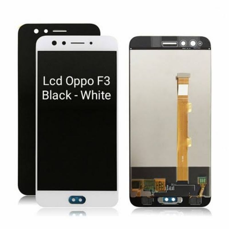 lcd oppo F3 hitam/putih original bergaransi mantap