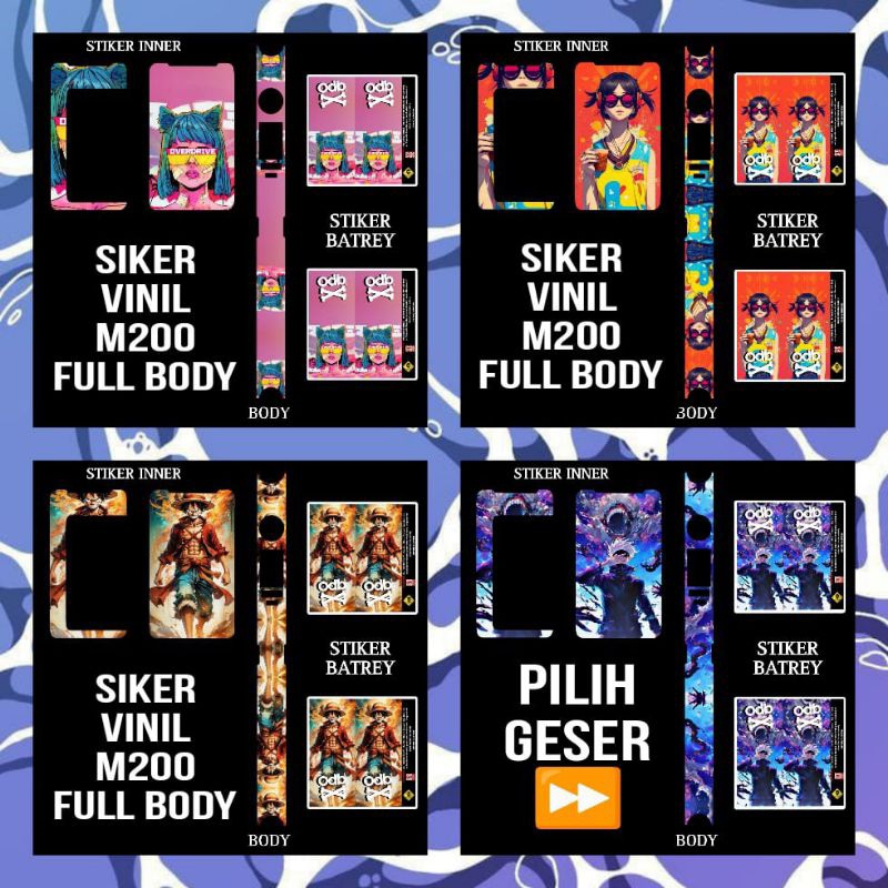 

stiker vnil laminasi full body m200
