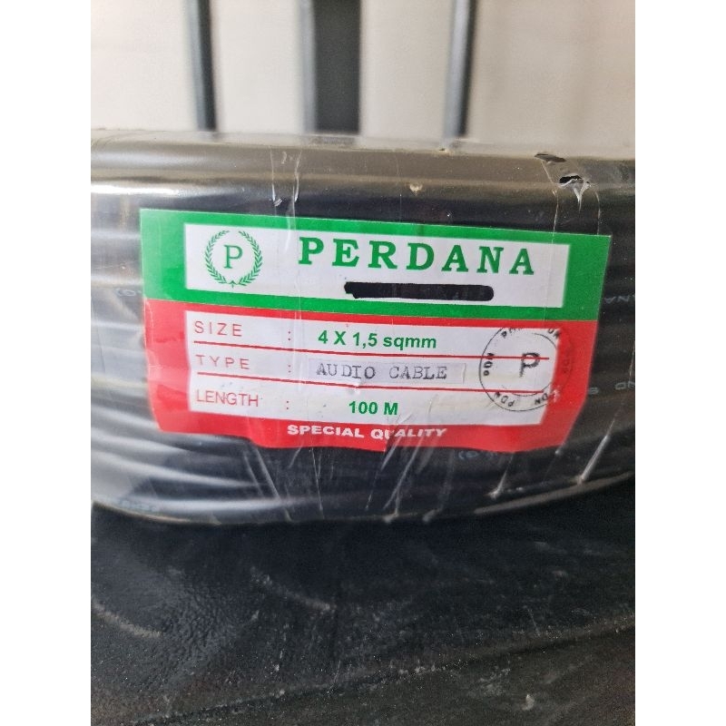 KABEL SPEAKER  4X 1.5 MM MERK PERDANA / KABEL AUDIO PERDANA ORIGINAL 1 ROLL PANJANG 100 METER