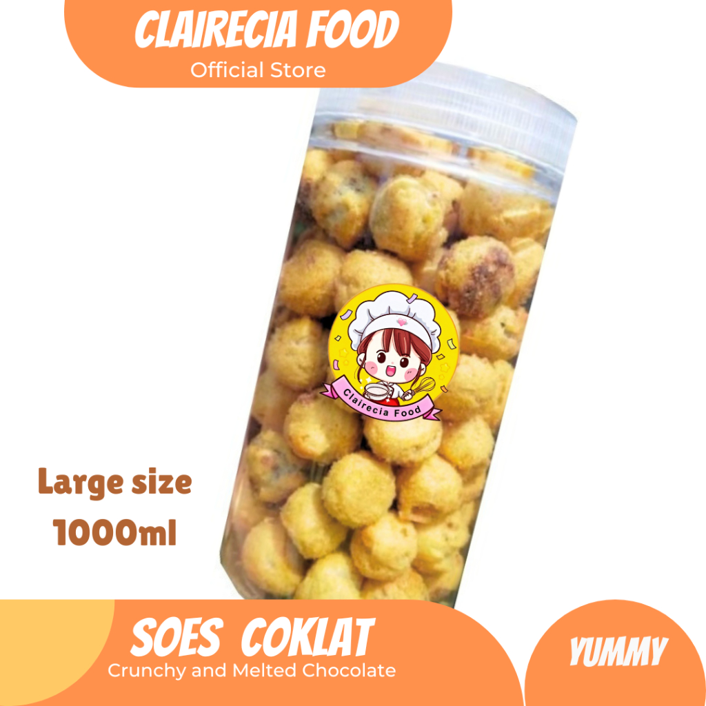 

KUE SOES COKLAT SUS COKLAT KERING MELTED LUMER PREMIUM TOPLES - 1 TOPLES 1000ML