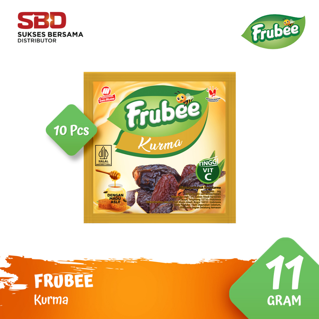 

Frubee Minuman Bubuk - Kurma [10 Sachet]