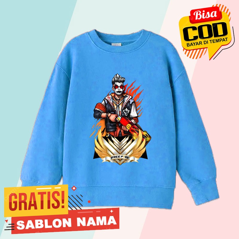 SWEATER ANAK FF FREE FIRE SG 2 OPM