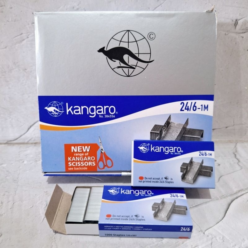 

(15 Pak) Staples Kangaroo no.3 Kartonan