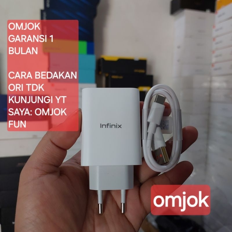Charger infinix Note 12 pro bekas 33 w cabutan ori