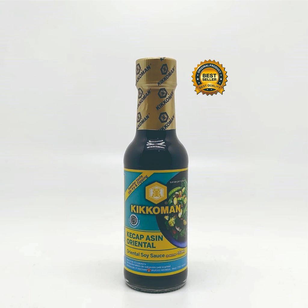 

Kikkoman Oriental Soy Sauce Halal 150 ml | Light Sauce / KIKKOMAN KECAP ASIN ORIENTAL 150ml ORIGINAL BPOM