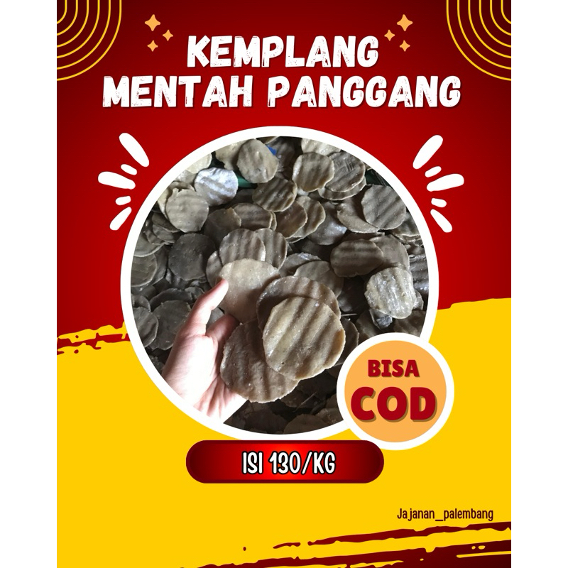 

Kerupuk Kemplang Palembang (Mentah panggang isi 130)