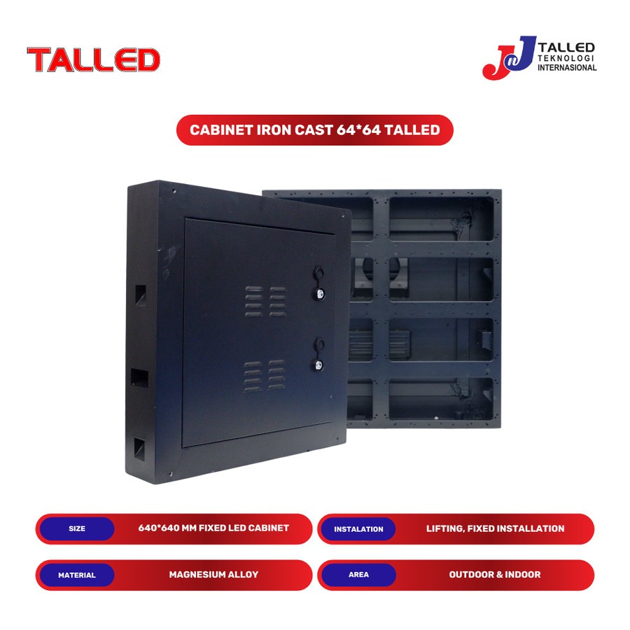 KABINET IRON 64X64CM VIDEOTRON CABINET OUTDOOR TALLED