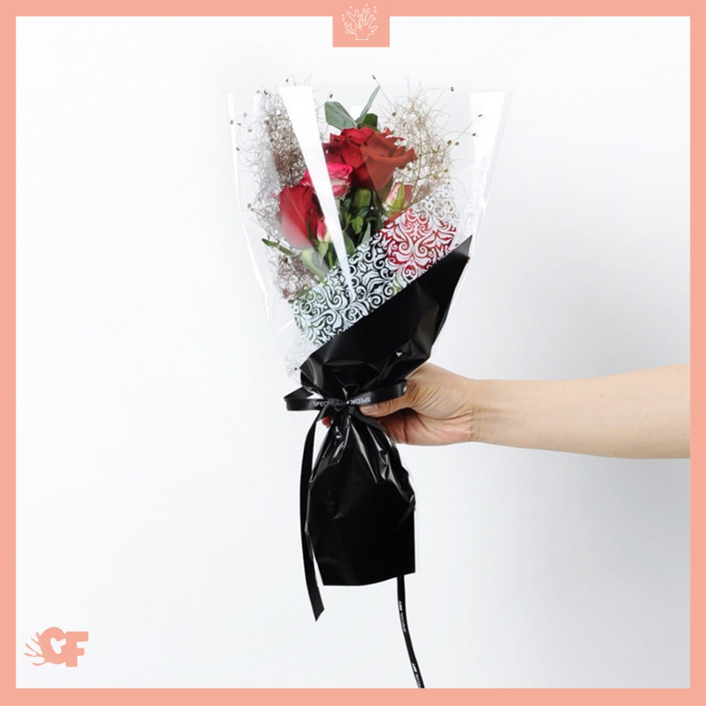 

20 LEMBAR Flower Wrapping Plastik Single Plastik Buket Bunga Wrapping KB6159