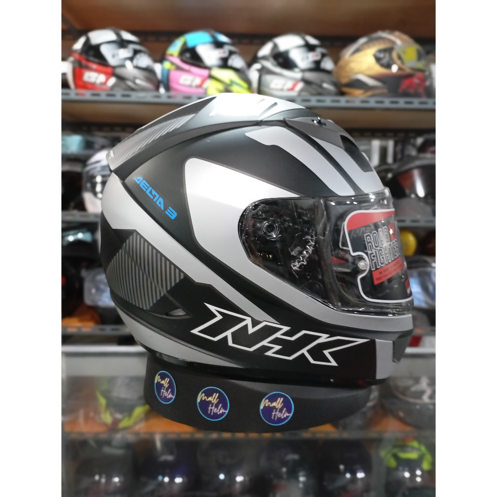 HELM NHK FULLFACE GP 1000 GP1000 GP-1000 MOTIF DOUBLE VISOR
