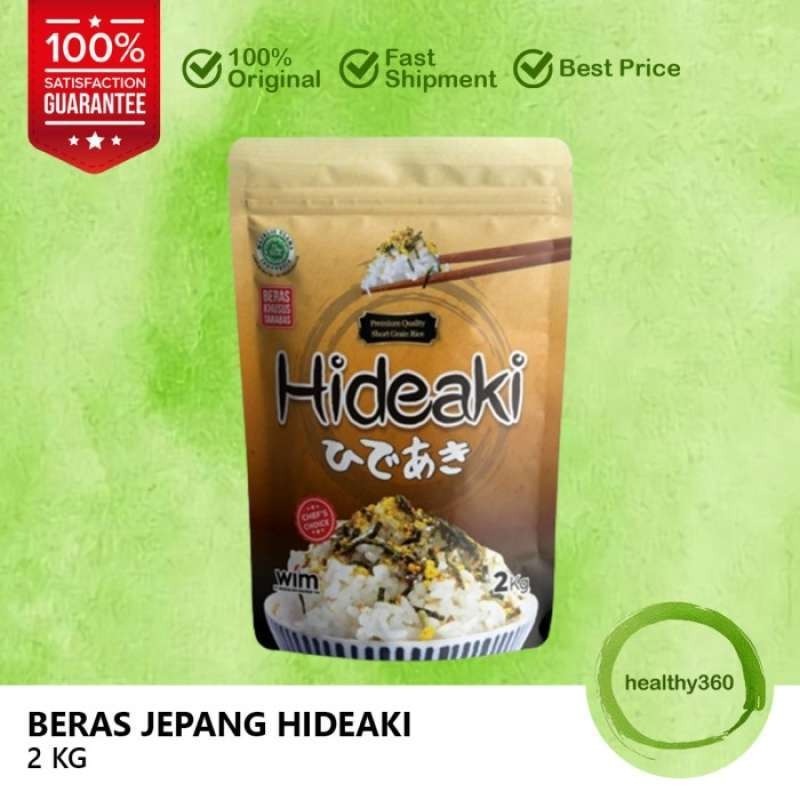 

pekanbaru / Hideaki Beras Putih Jepang / japanese white rice grain japan 2kg / 2000g