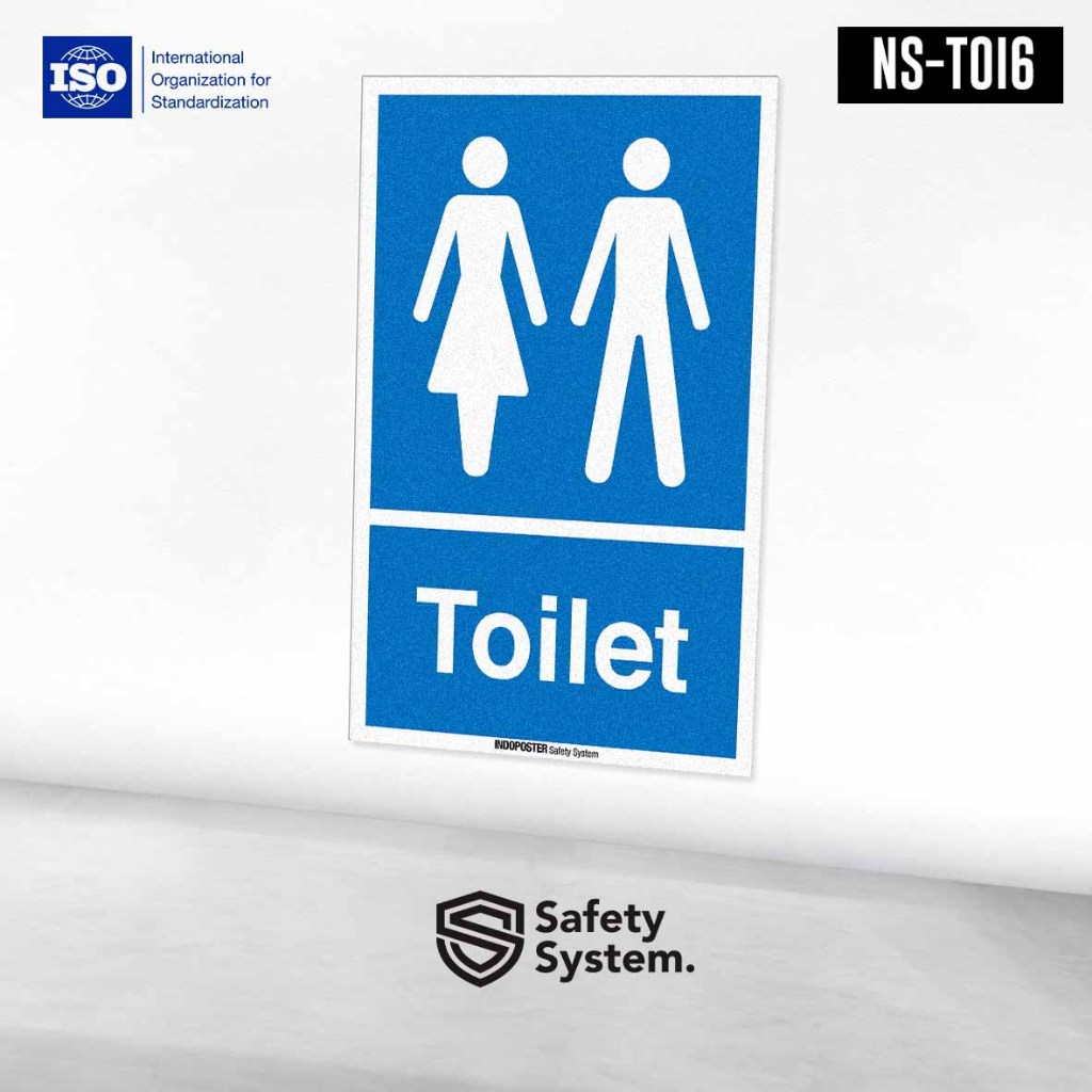 

Stiker Sign Toilet / WC Pria dan Wanita Standar ISO 7001 Potrait