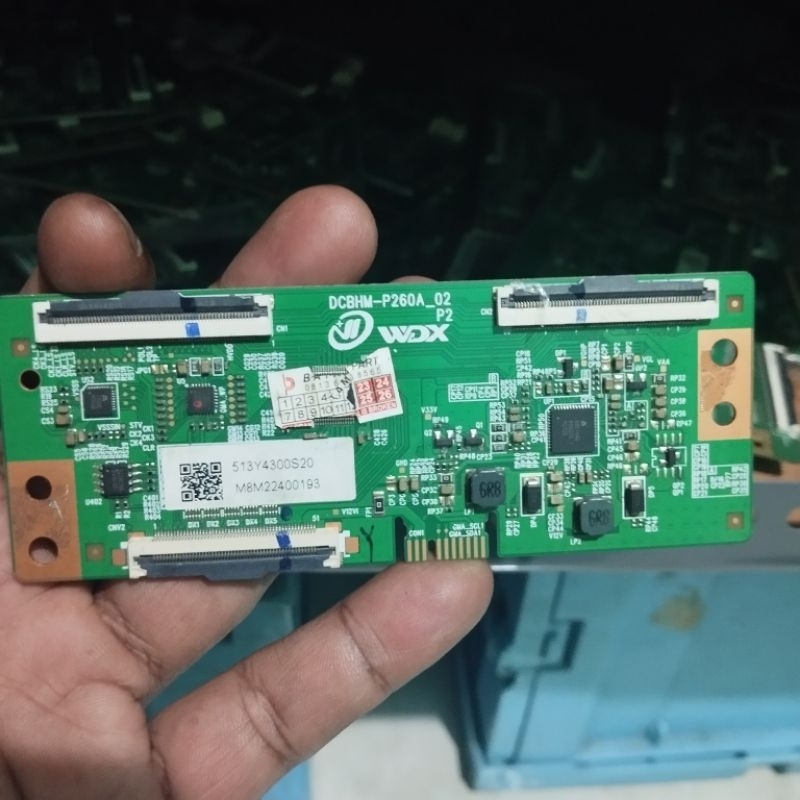 MB mainboard mesin tv led sanyo aqua 43Aqt6600 - 43