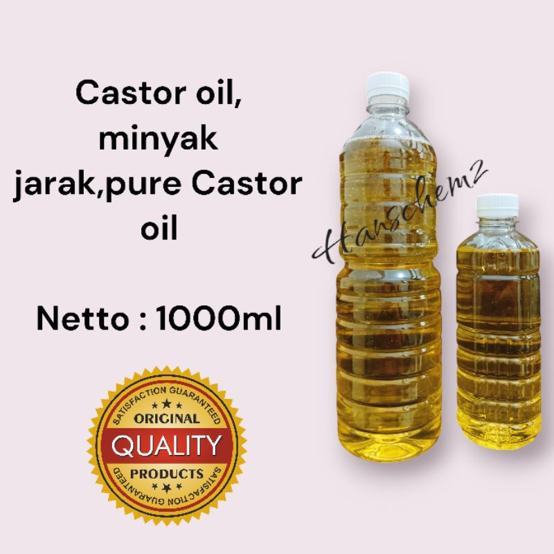

Castor oil/minyak jarak/pure Castor oil@1liter