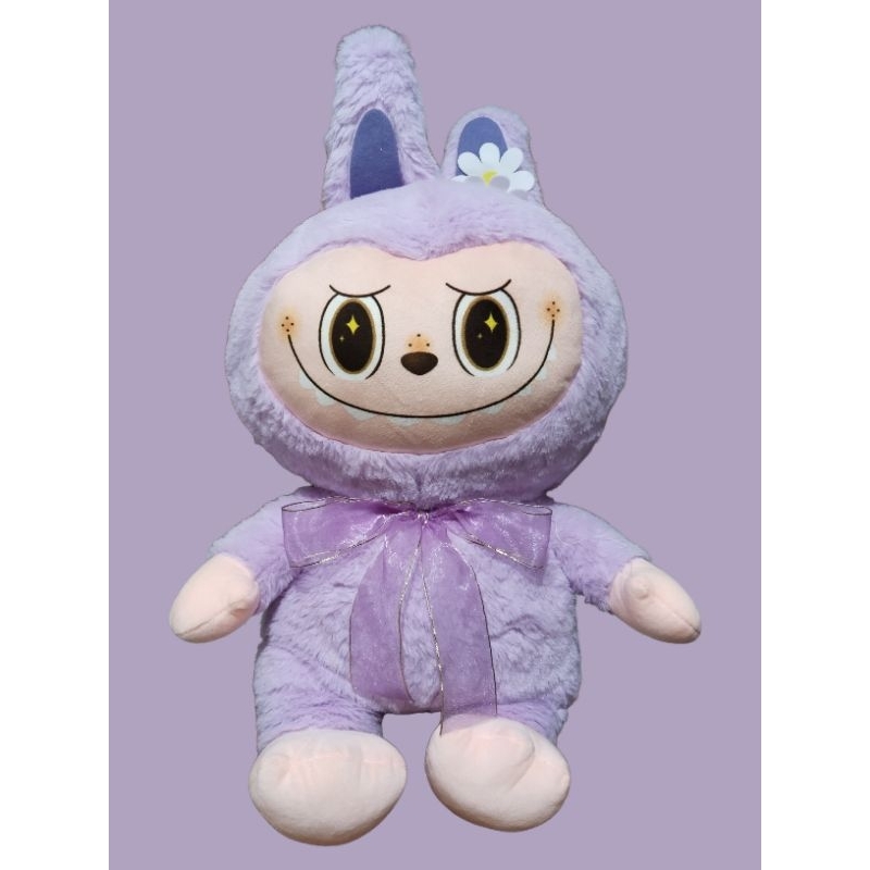 Boneka Labubu Ungu Jumbo