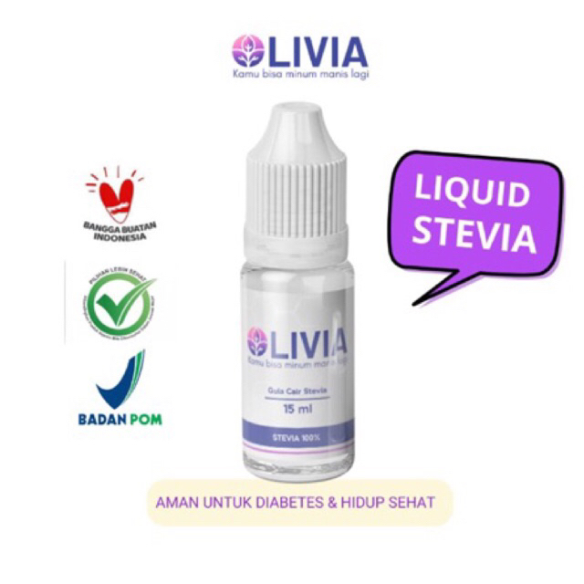 

Livia Stevia Natural Sweetener | Pemanis Alami 15 ml