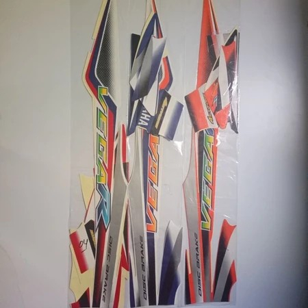 Striping Sticker Yamaha Vega R 2004 Stiker Lis Body Motor Yamaha Vega R 2004 Lama