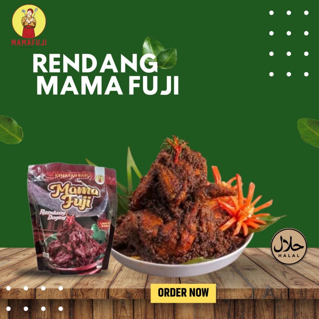 

mamafuji / rendang enak khas padang / kemasan 350gr