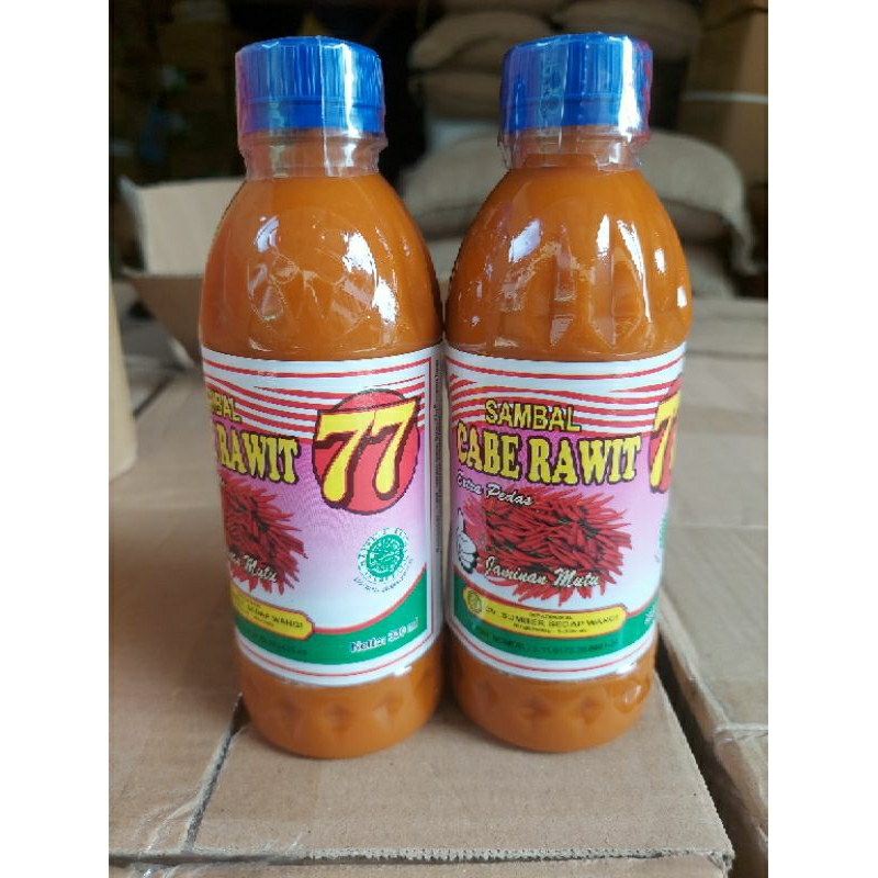 

Cabe Rawit 77 Singkawang Super Pedas 330ml