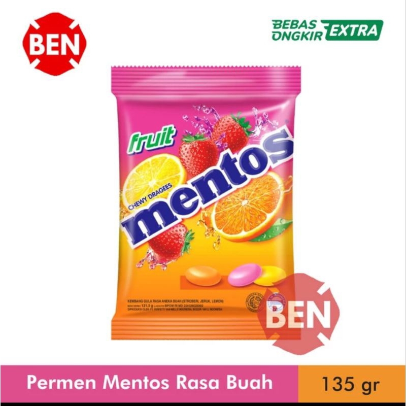 

1 pak permen golia - mentos - chupa chups - alpenliebe