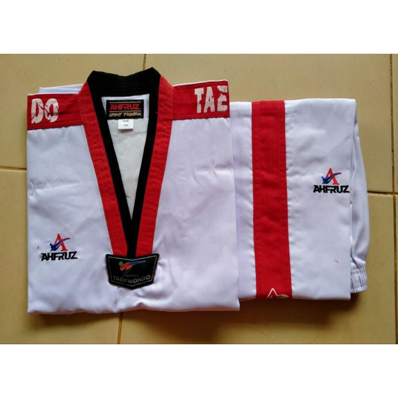 Baju taekwondo Ahfruz Yunior spirit fighter