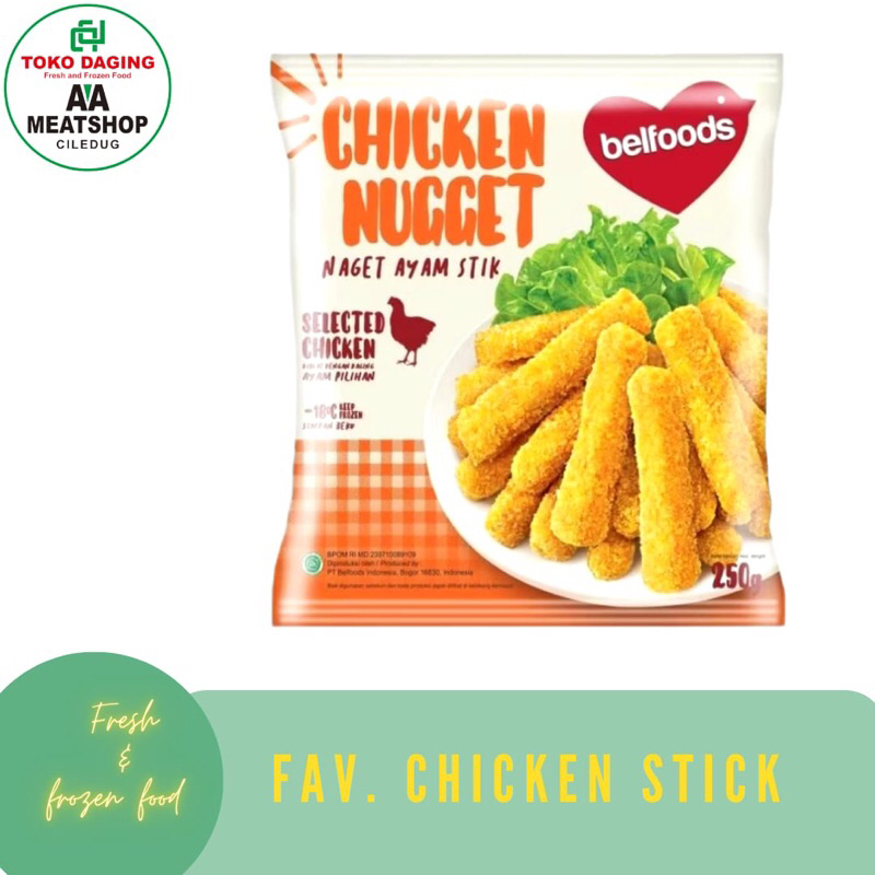 

Belfoods Chicken Nugget Stik 250gr