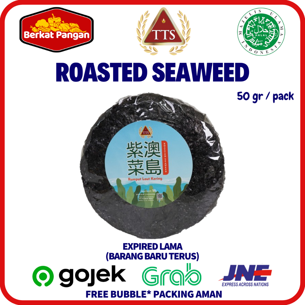 

TTS Roasted Seaweed (Jiasheng Seaweed) 50 Gr