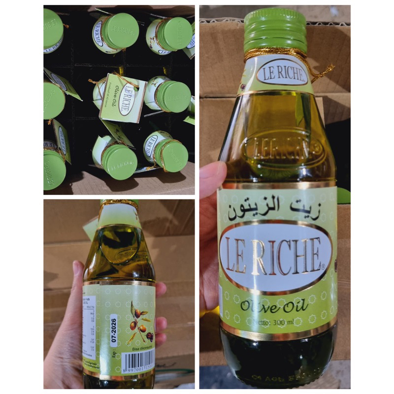 

LERICHE OLIVE OIL 300ML MINYAK ZAITUN LE RICHE LERICHI OLIVE OIL EXP 2026
