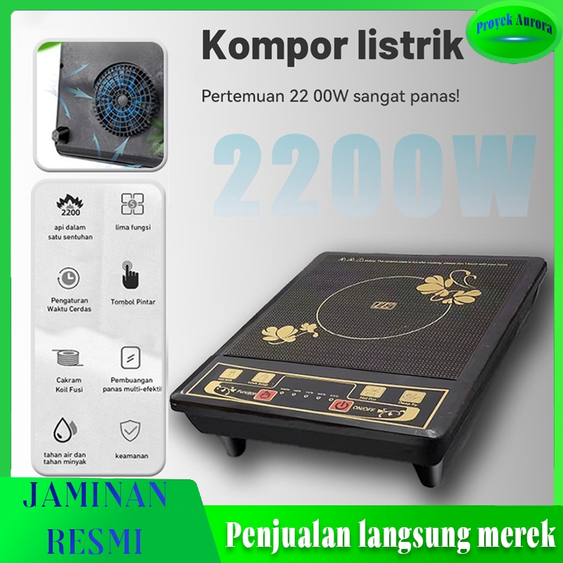 2200W Kompor Induksi Kompor Induksi Portabel Kompor Induksi Serbaguna Kompor Listrik Serbaguna Kompo