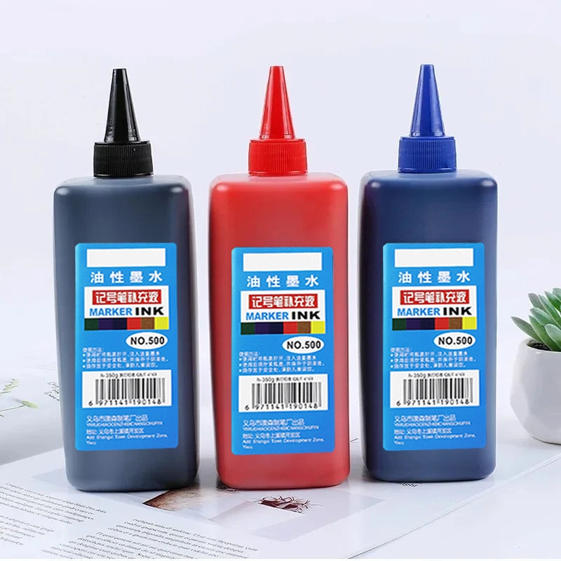 

Ay00! 500ml Tinta Spidol / Isi Tinta Spidol Permanen / Refill Tinta Spidol Hitam / Isi Spidol