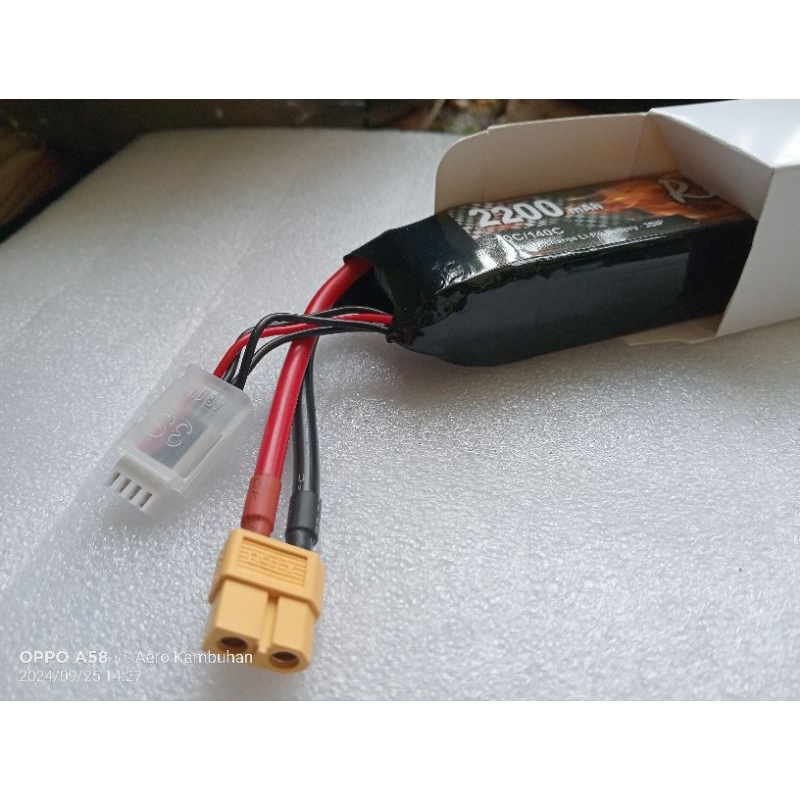 battery lipo 3s 2200mah 70c RHJ aero kambuhan