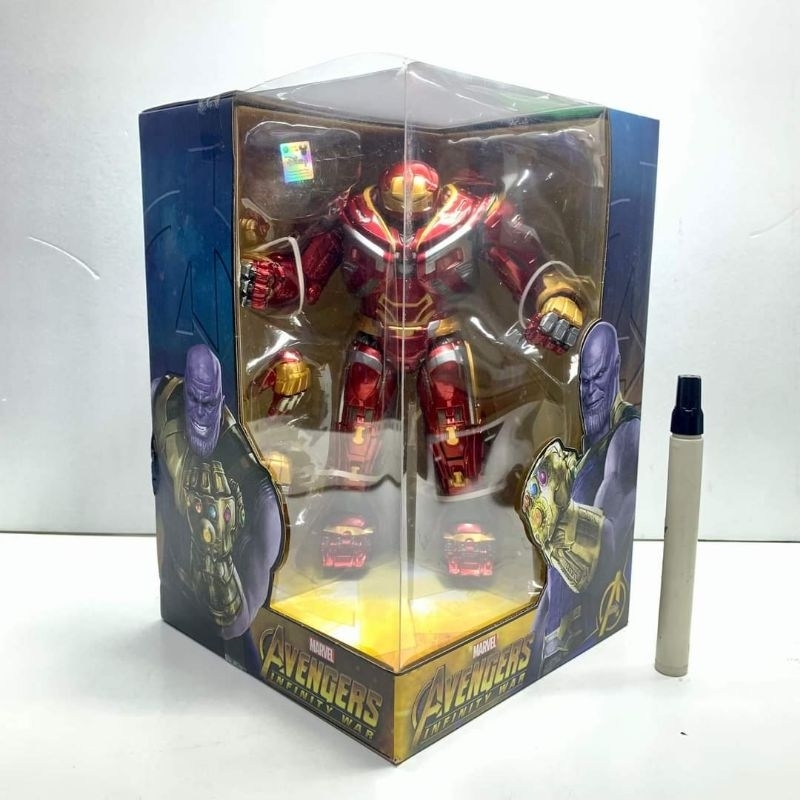 Mainan action figure zd toys hulkbuster ironman avangers age of ultron Full Artikulasi  Bahan pvc de