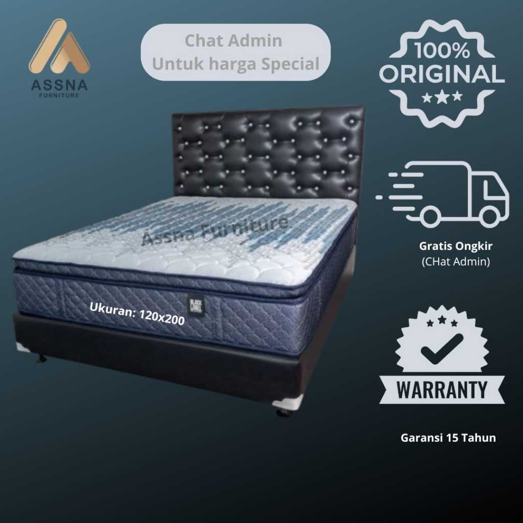 Mattress Matras Kasur Black Label Salemo Ukuran 120x200
