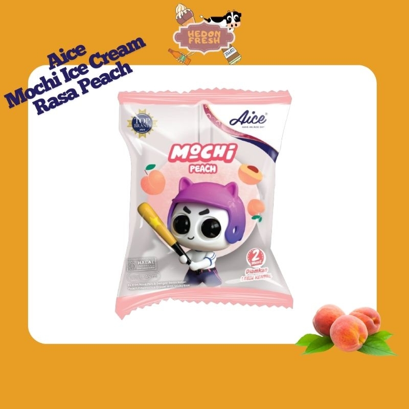 

Ice Cream Mochi AICE Peach 1 PCS