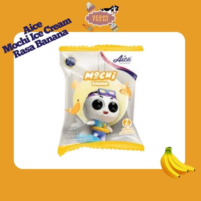 

Ice Cream Mochi Rasa Pisang (Banana) 1 pcs